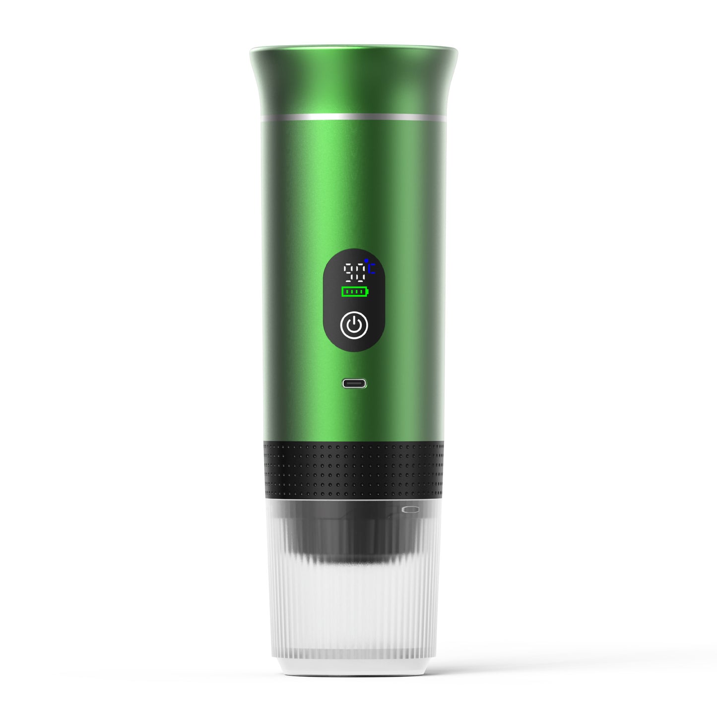 Bärbar espressomaskin med digital display